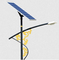 50W Silicon Solar LED Street Lamp